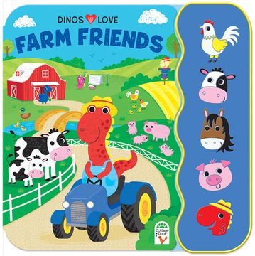 portada Dinos Love Farm Friends(Cottage Door pr) (en Inglés)