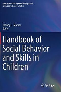portada Handbook of Social Behavior and Skills in Children (en Inglés)