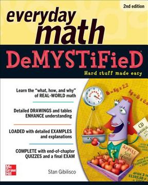 portada everyday math demystified (en Inglés)
