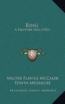 portada ring: a frontier dog (1921) (in English)