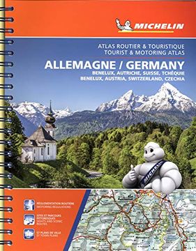 portada Germany. Benelux, Austria, Switzerland, Czech Republic. Road Atlas (Gli Atlanti Stradali) (en Inglés)