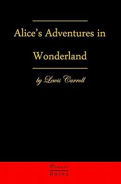 portada alice's adventures in wonderland (en Inglés)