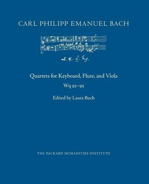 portada Quartets for Keyboard, Flute, and Viola, Wq 93-95 (in English)
