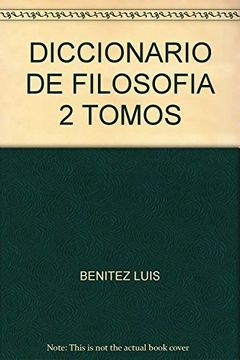 portada Diccionario de Filosofia 2 Tomos