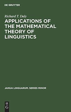 portada Applications of the Mathematical Theory of Linguistics (Janua Linguarum. Series Minor) (en Inglés)