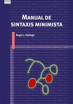 portada Manual de Sintaxis Minimista (Lingüística)