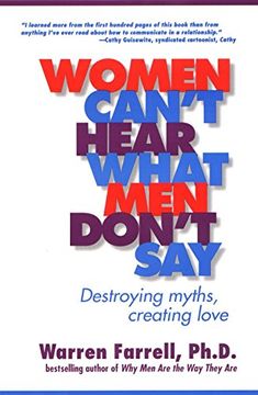 portada Women Can't Hear What men Don't Say: Destroying Myths, Creating Love (en Inglés)