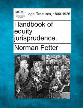 portada handbook of equity jurisprudence. (en Inglés)