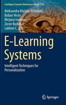 portada E-Learning Systems: Intelligent Techniques for Personalization (en Inglés)