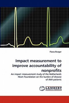 portada impact measurement to improve accountability of nonprofits (en Inglés)
