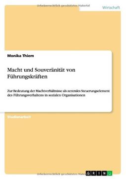 portada Macht und Souveränität von Führungskräften (German Edition)