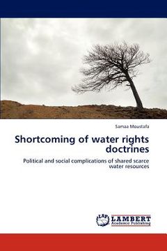 portada shortcoming of water rights doctrines (en Inglés)