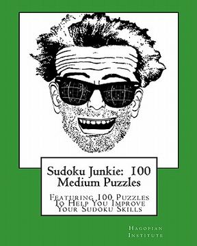 portada sudoku junkie: 100 medium puzzles