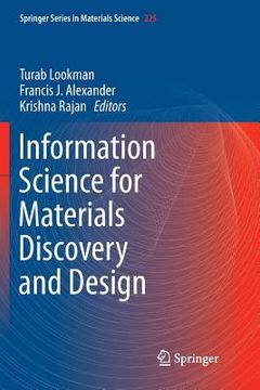 portada Information Science for Materials Discovery and Design (en Inglés)