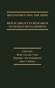 portada reconstructing the mind: replicability in research on human development (en Inglés)