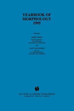 portada yearbook of morphology 1995 (in English)