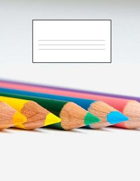 portada Sharp Story Paper Book - Coloured Pencils: Story Paper Book (en Inglés)