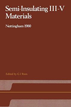 portada Semi-Insulating III-V Materials: Nottingham 1980 (en Inglés)