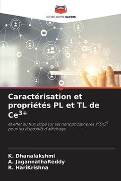 portada Caractérisation et propriétés PL et TL de Ce3+ (en Francés)