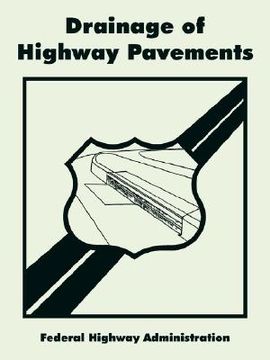 portada drainage of highway pavements (en Inglés)