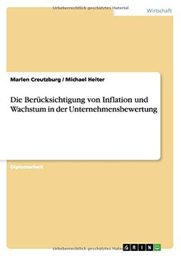 portada Die Berücksichtigung von Inflation und Wachstum in der Unternehmensbewertung