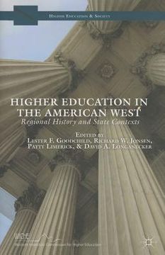 portada Higher Education in the American West: Regional History and State Contexts (en Inglés)