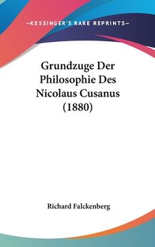 portada Grundzuge Der Philosophie Des Nicolaus Cusanus (1880) (in German)