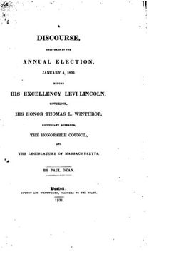 portada A Discourse Delivered at the Annual Election, January 4, 1832, Before His Excellency Levi Lincoln