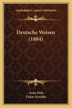 portada Deutsche Weisen (1884) (en Alemán)