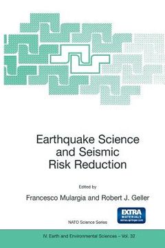 portada earthquake science and seismic risk reduction (en Inglés)