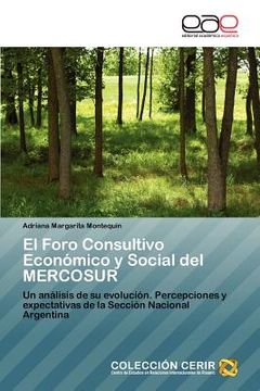 portada el foro consultivo econ mico y social del mercosur (in English)