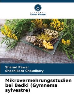 portada Mikrovermehrungsstudien bei Bedki (Gymnema sylvestre) (en Alemán)