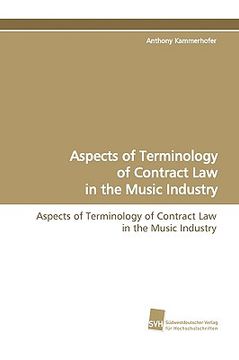 portada aspects of terminology of contract law in the music industry (in English)