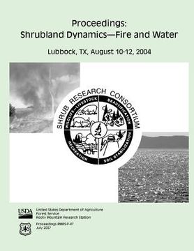 portada Proceedings: Shrubland Dynamics-Fire and Water (en Inglés)