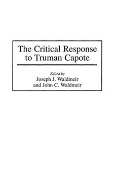 portada The Critical Response to Truman Capote (in English)
