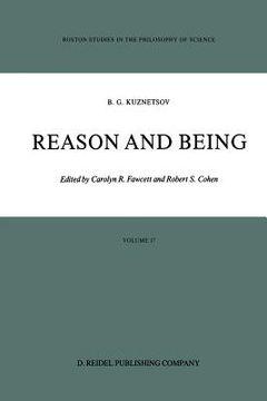portada Reason and Being (en Inglés)