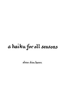 portada A Haiku for All Seasons (en Inglés)
