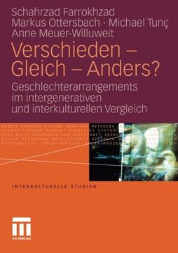portada Verschieden - Gleich - Anders?: Geschlechterarrangements im intergenerativen und interkulturellen Vergleich (Interkulturelle Studien) (German Edition)