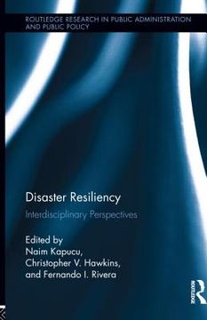 portada disaster resiliency: interdisciplinary perspectives (en Inglés)