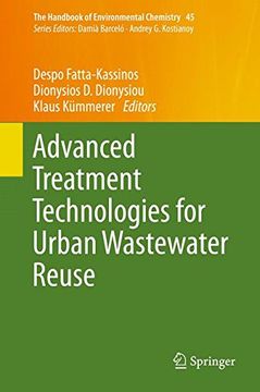 portada Advanced Treatment Technologies for Urban Wastewater Reuse (The Handbook of Environmental Chemistry)