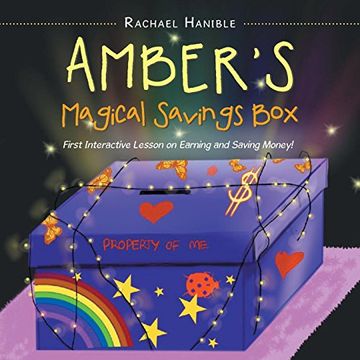 portada Amber's Magical Savings Box: First Interactive Lesson on Earning and Saving Money! (en Inglés)