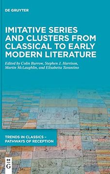 portada Imitative Series and Clusters From Classical to Early Modern Literature: 4 (Trends in Classics – Pathways of Reception, 4) 