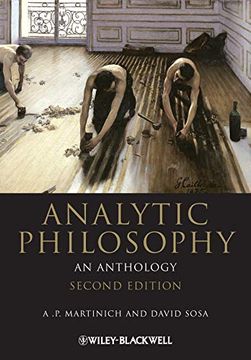portada Analytic Philosophy: An Anthology (Blackwell Philosophy Anthologies) 