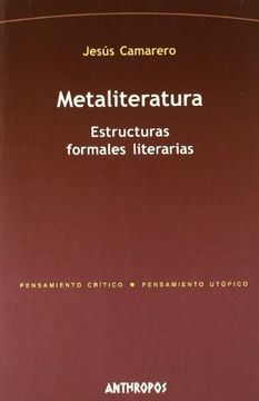 portada Metaliteratura: Estructuras Formales Literarias (in Spanish)