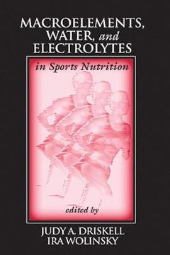 portada macroelements, water, and electrolytes in sports nutrition (en Inglés)