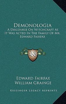 portada demonologia: a discourse on witchcraft as it was acted in the family of mr. edward fairfax