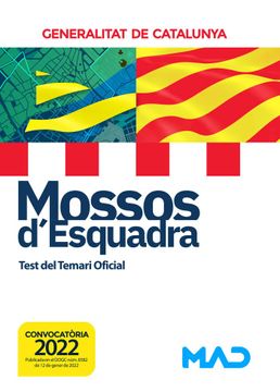 portada Mossos D`Esquadra. Test del Temari Oficial (in Catalá)