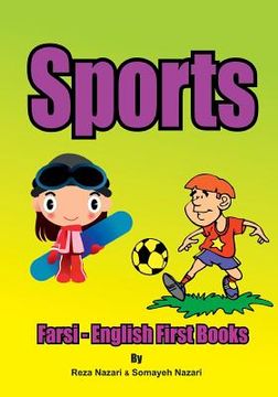 portada Farsi - English First Books: Sports (en Inglés)