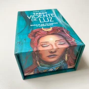 Tarot Vidente de luz: Baraja de 78 cartas y libro guía