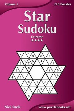 portada Star Sudoku - Extreme - Volume 5 - 276 Logic Puzzles (in English)